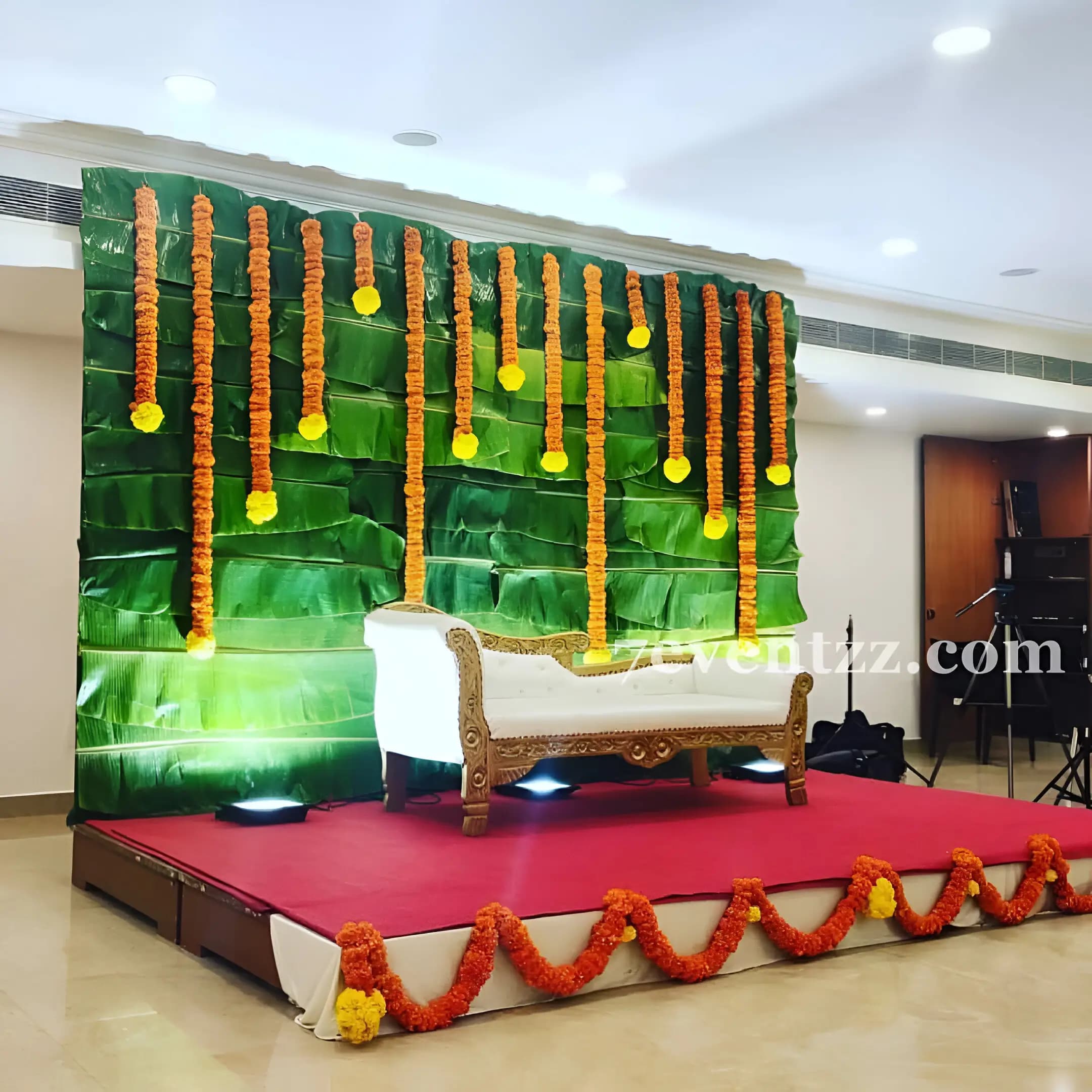Traditional Seemantham Decor decoration