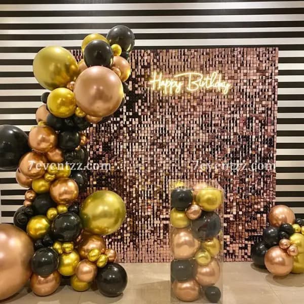 Rose Gold Birthday Sequence