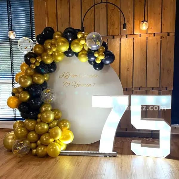 75th Birthday Decoration