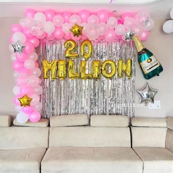20 Million Celebration Decoration — 7eventzz decoration