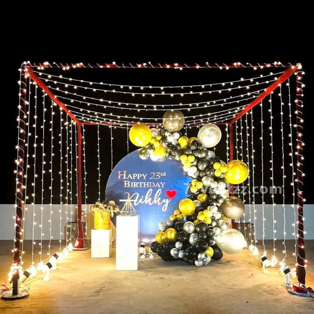 Premium Terrace Birthday Setup