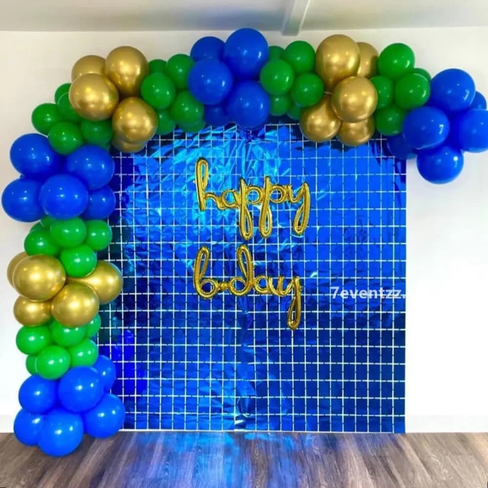 Blue Colored Theme Decoration — 7eventzz decoration