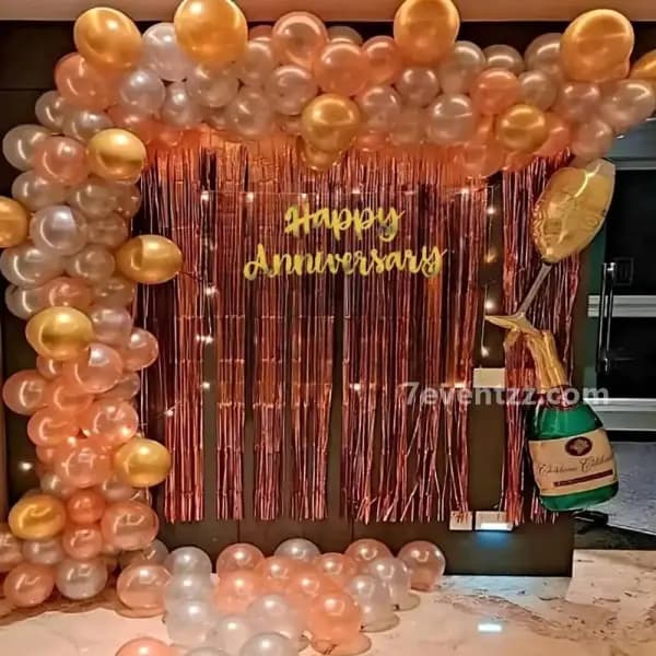 Anniversary Balloon Arch Decoration — 7eventzz decoration