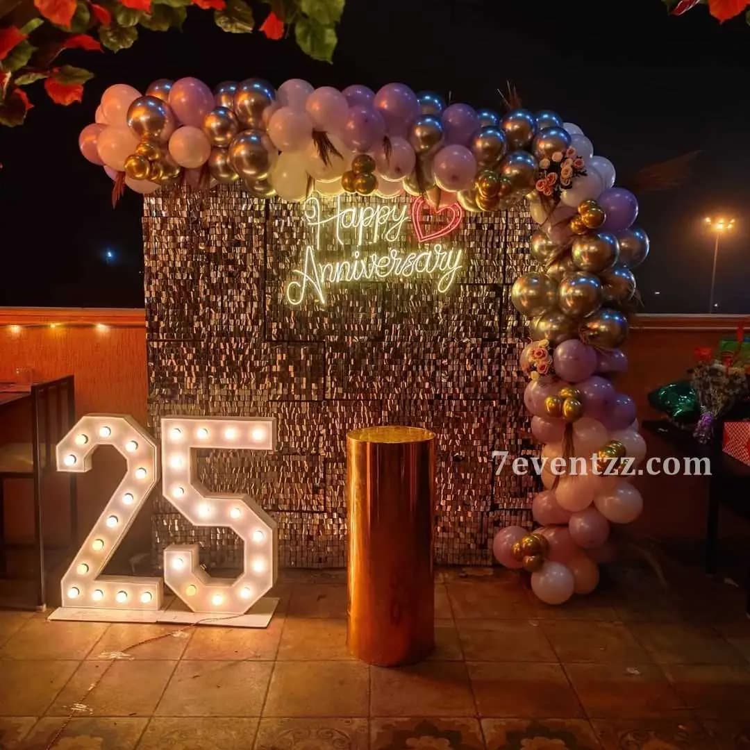 25th Anniversary Decoration
