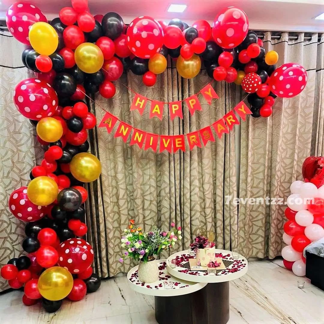 Anniversary Balloon Arch — 7eventzz decoration