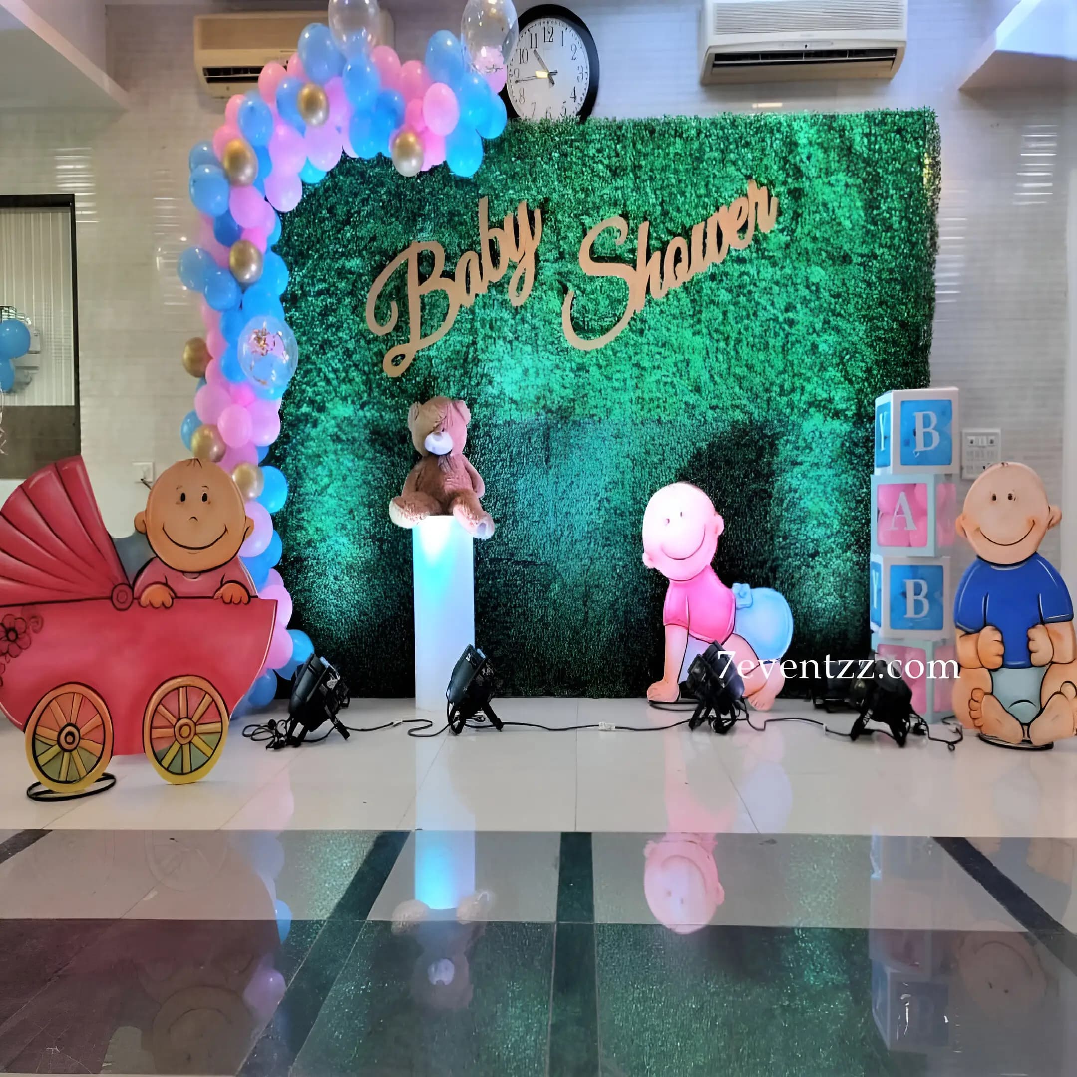 Godh Bharai Stage Decoration