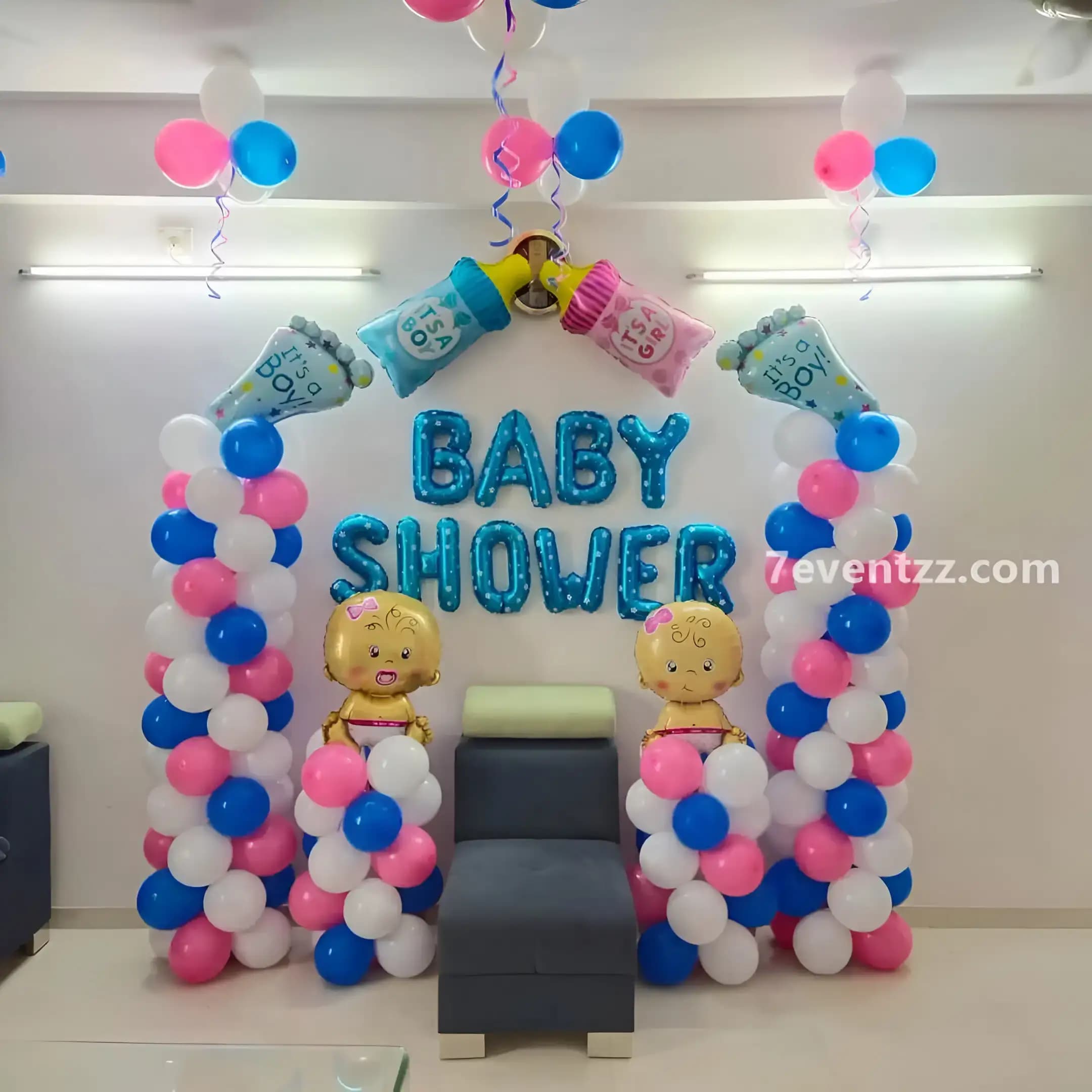 Simple Godh Bharai Decor — 7eventzz decoration