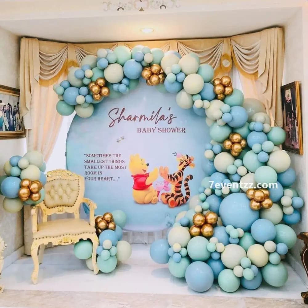 Winne the Pooh theme Baby Shower — 7eventzz decoration