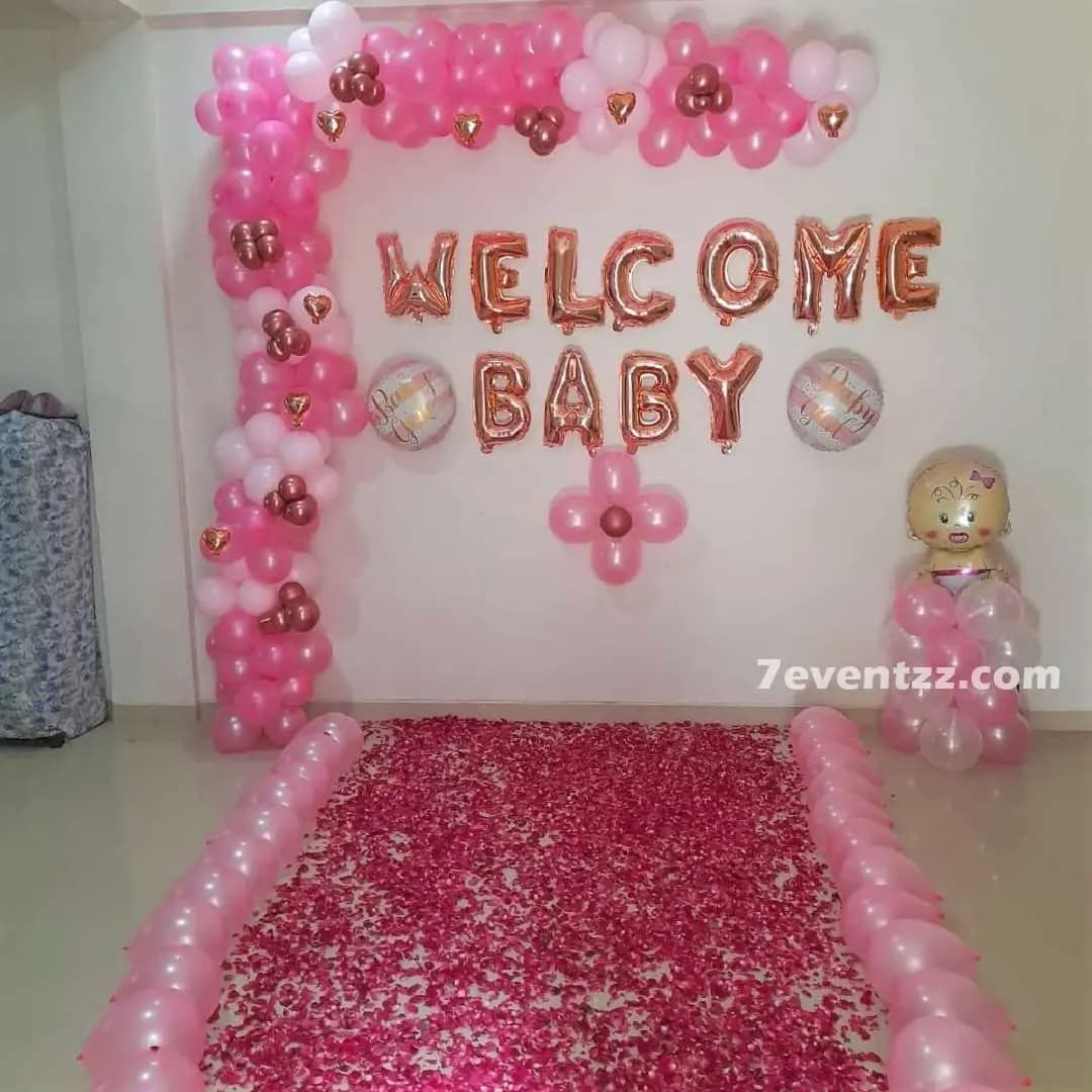 Baby Girl Welcome Decoration — 7eventzz decoration