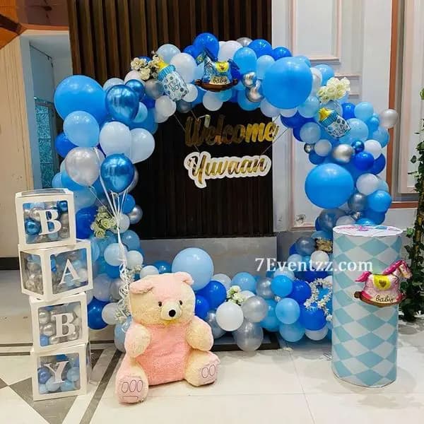 Welcome Baby Backdrop — 7eventzz decoration