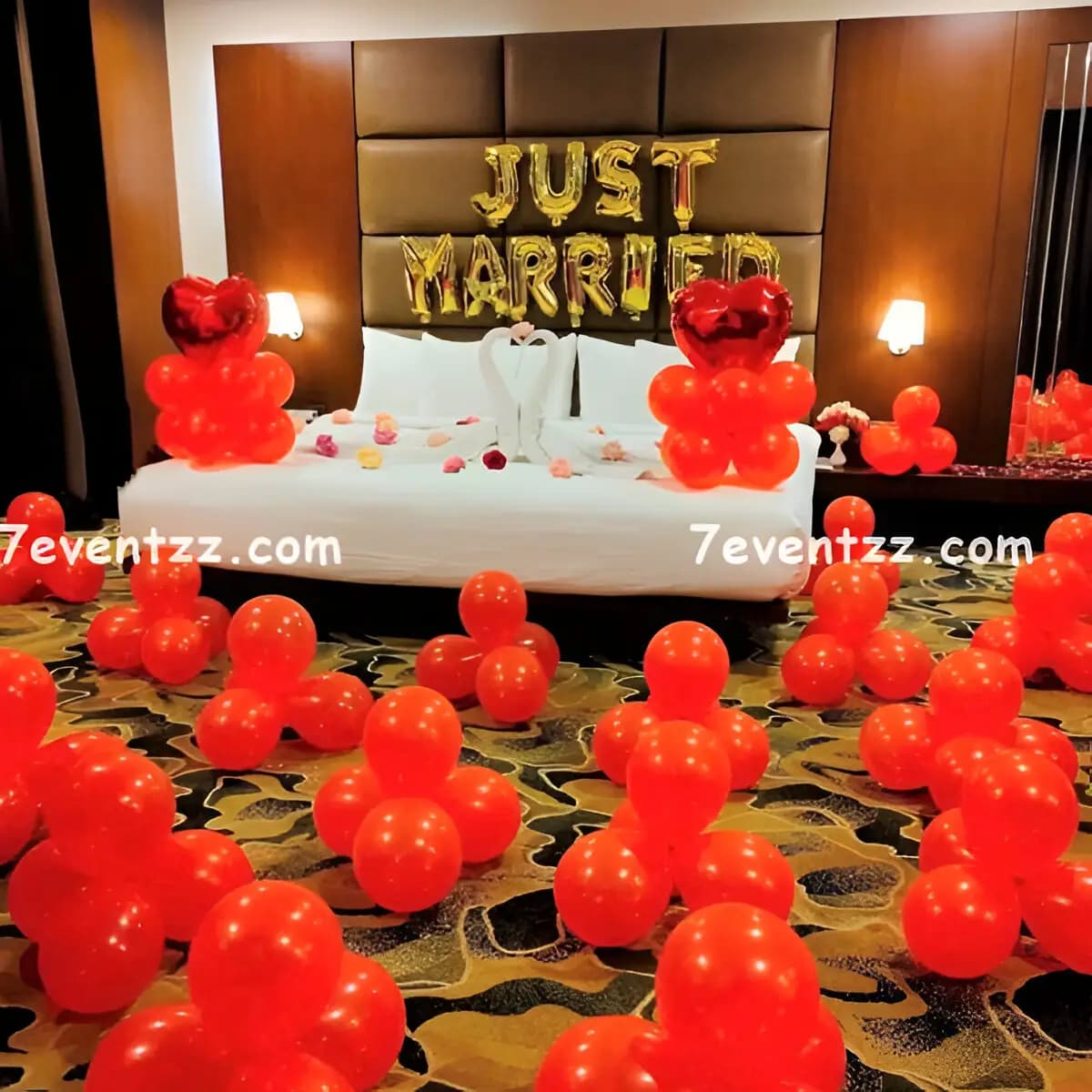 Wedding Bed Decoration — 7eventzz decoration
