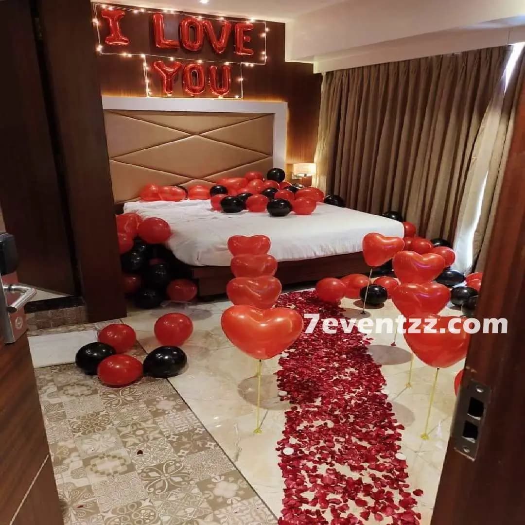Couple Room Decoration — 7eventzz decoration
