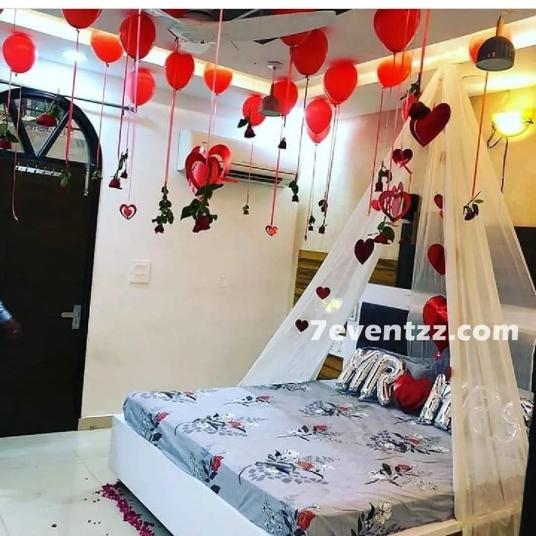 Just Married Room Decoration — 7eventzz decoration