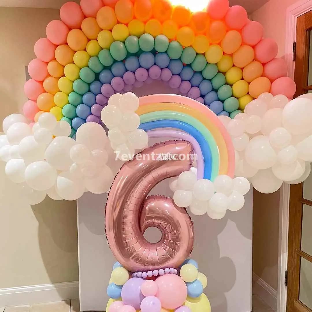 Rainbow Birthday Decoration — 7eventzz decoration