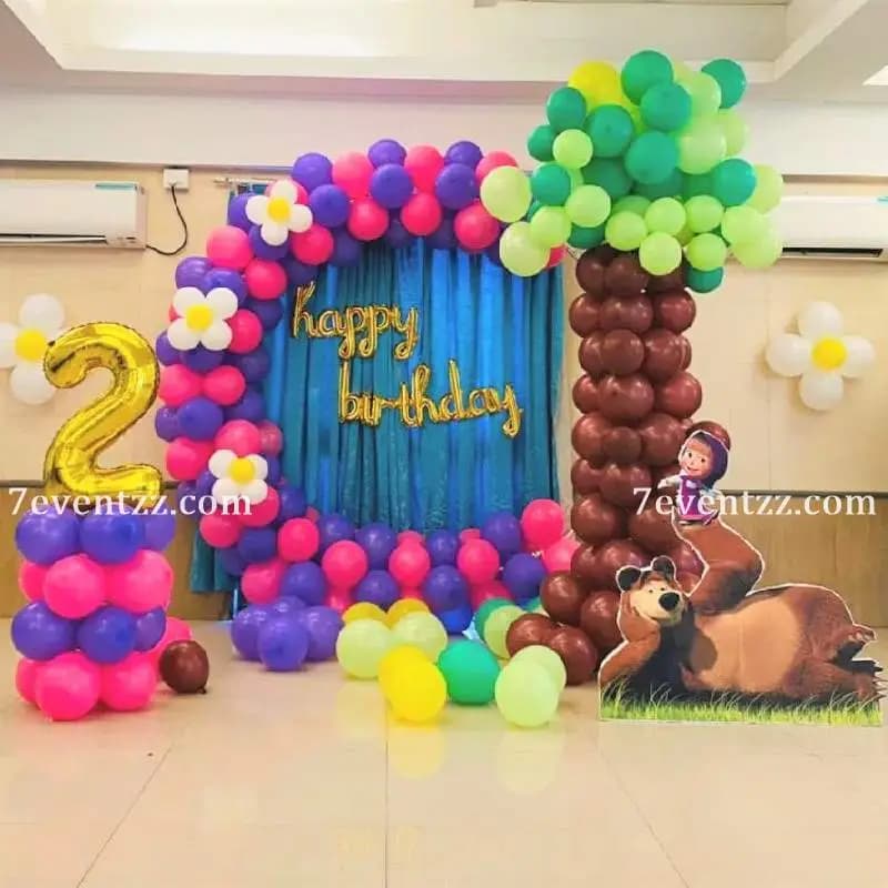Masha and Bear Birthday Decoration