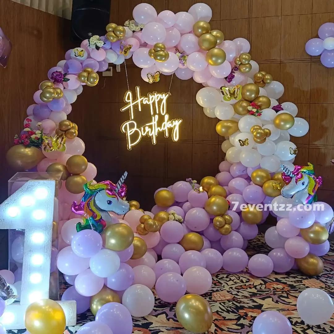 Unicorn Theme Ring Decoration — 7eventzz decoration