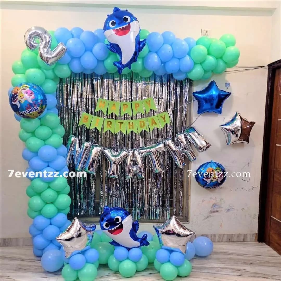 Baby Shark Theme Decoration — 7eventzz decoration