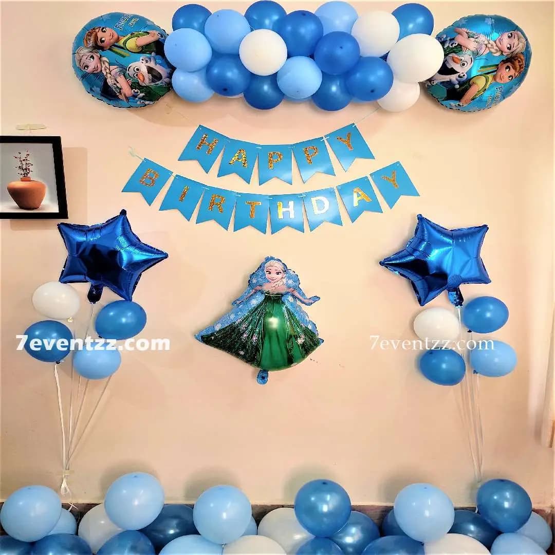 Simple Frozen Theme Decor — 7eventzz decoration