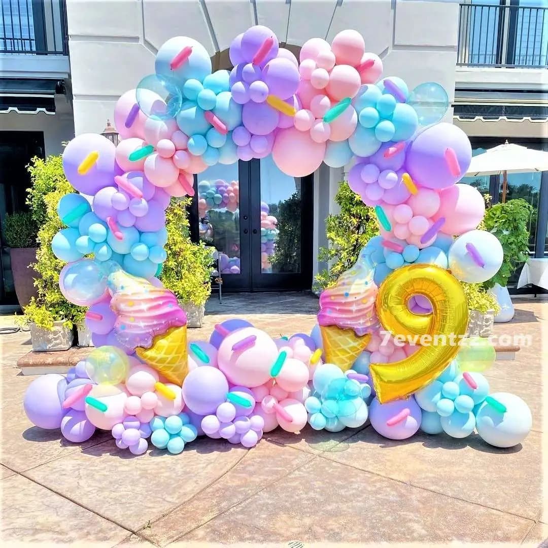 Ice Cream Theme Decoration — 7eventzz decoration