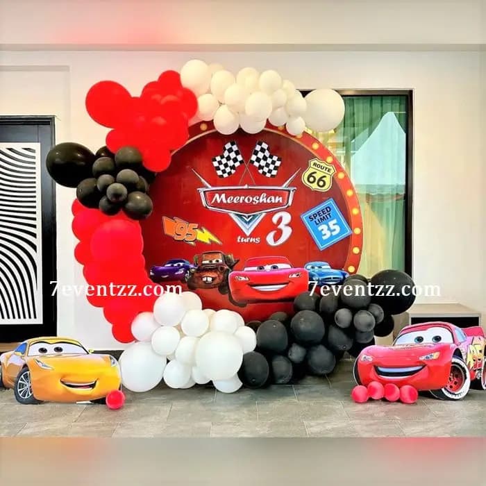 Car Theme Party Decoration	 — 7eventzz decoration