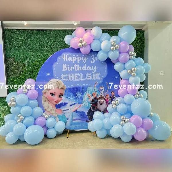 Customized Frozen Theme Decoration — 7eventzz decoration