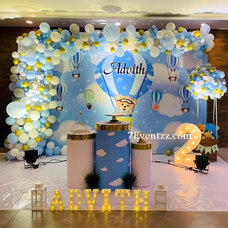 Hot Air Balloon Theme Decoration — 7eventzz decoration