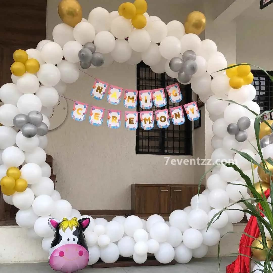 Naming Ceremony Ring Setup