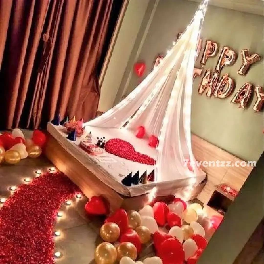 Birthday Canopy Flower Decoration