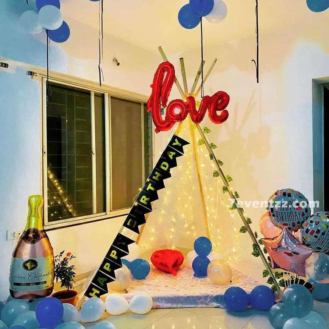 Birthday Tent Decoration