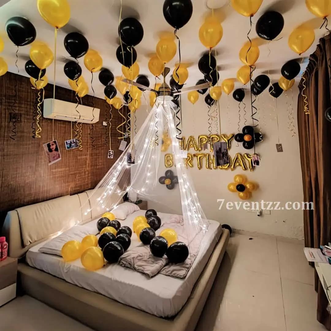 Net Decoration On Bed