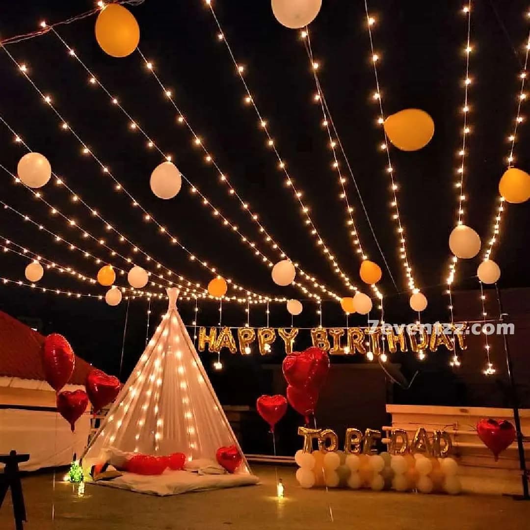 Terrace Tent Decor — 7eventzz decoration
