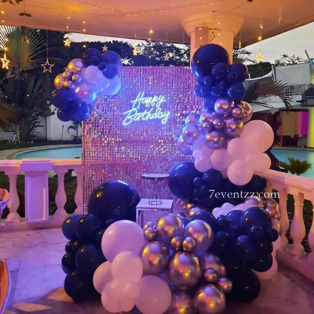 Sequins Backdrop Decoration — 7eventzz decoration