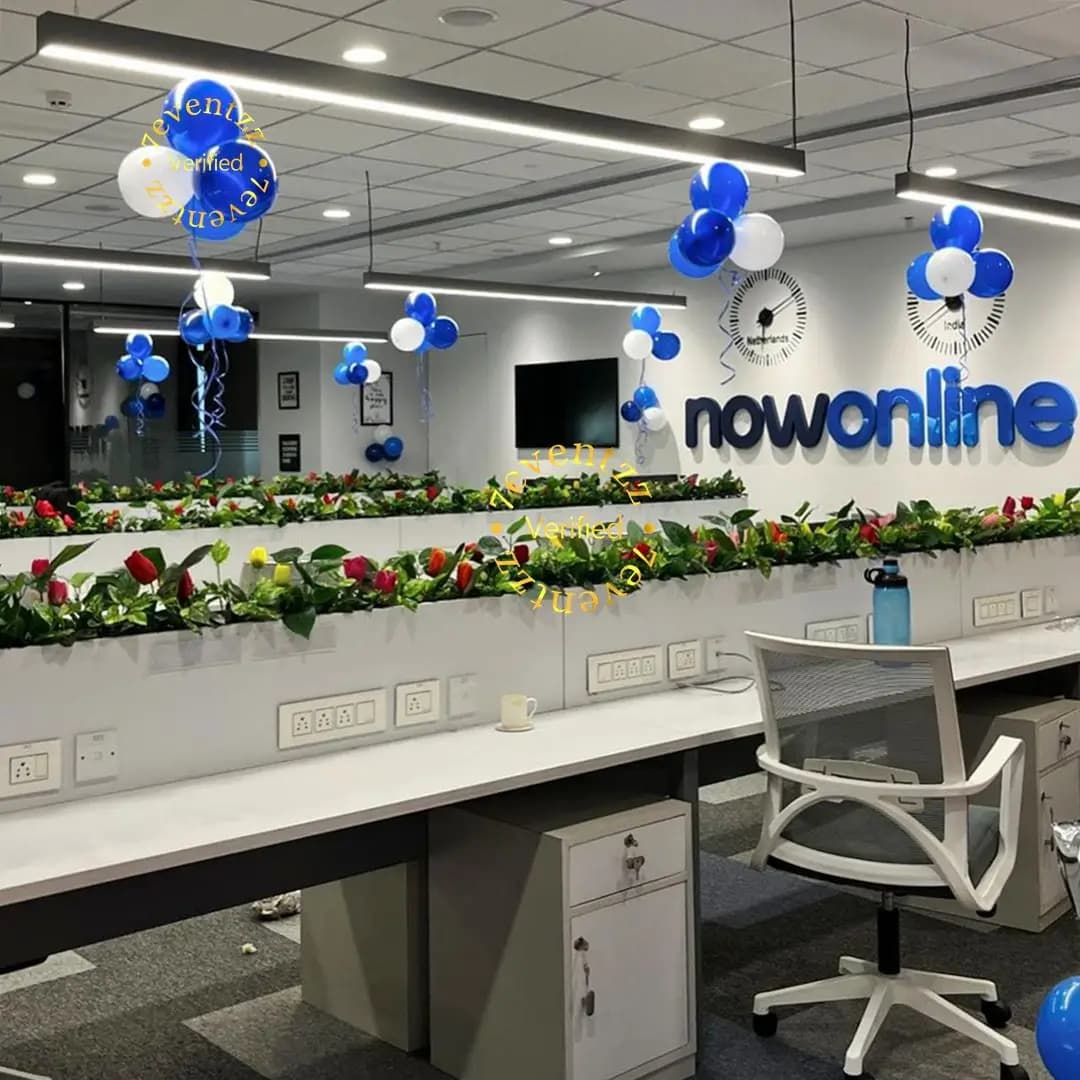 Balloon Decoration for Office's Birthday — 7eventzz decoration