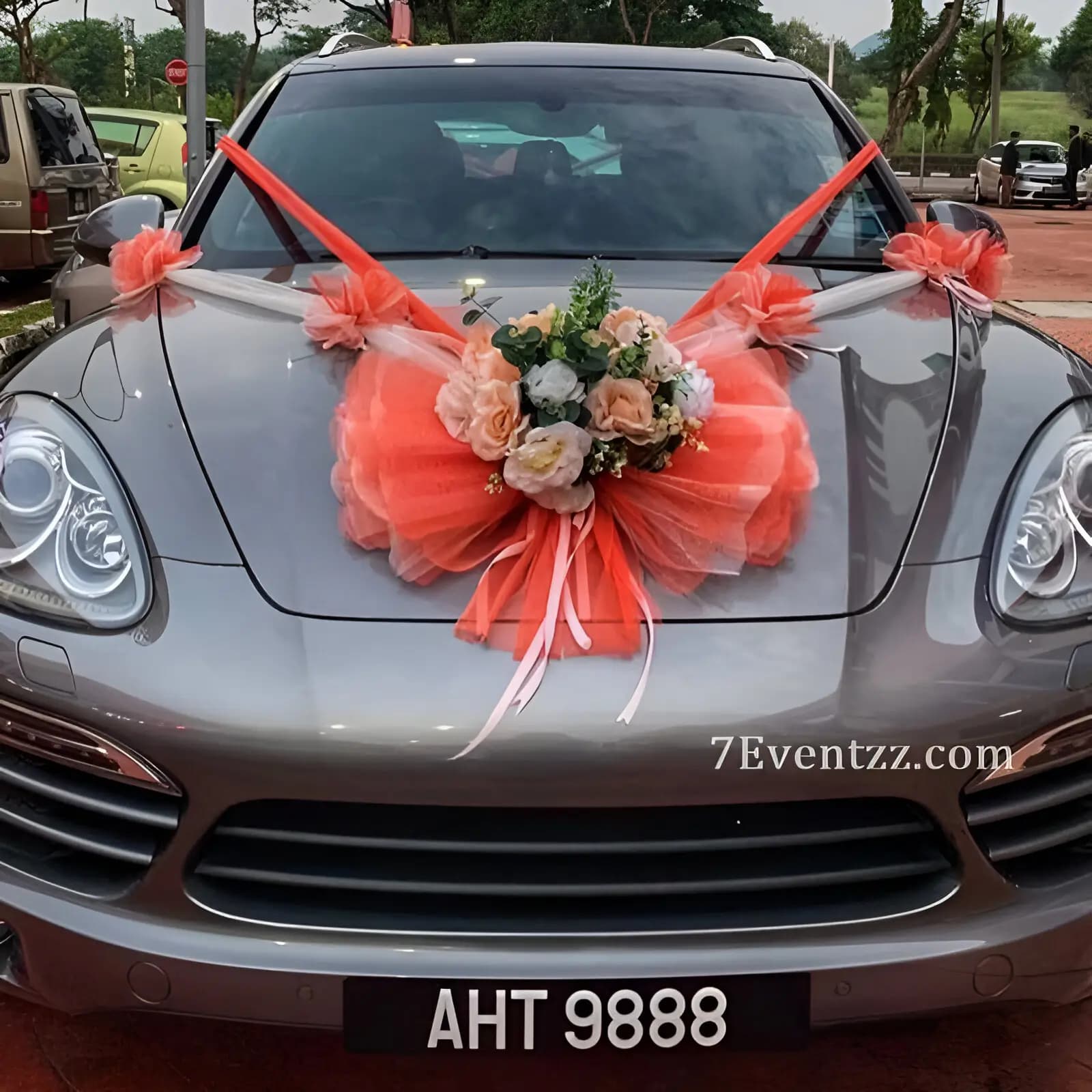 Indian Wedding Car Decor — 7eventzz decoration