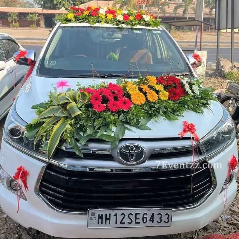 Swift Car Decoration For Wedding — 7eventzz decoration