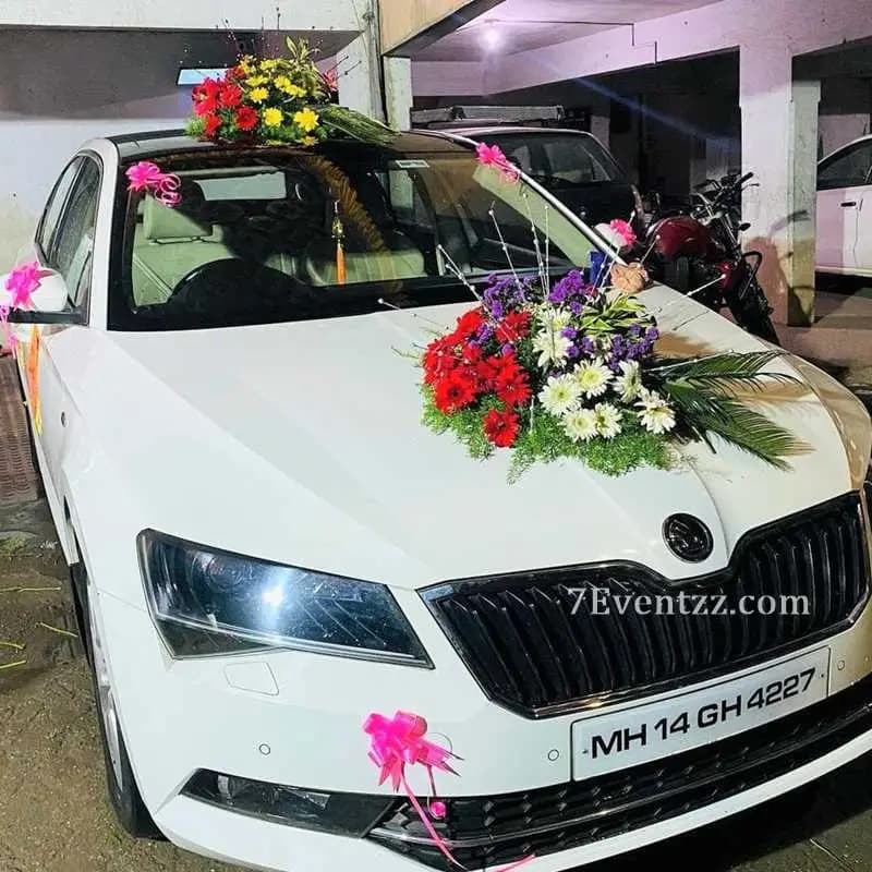 Simple Car Flower Decoration — 7eventzz decoration