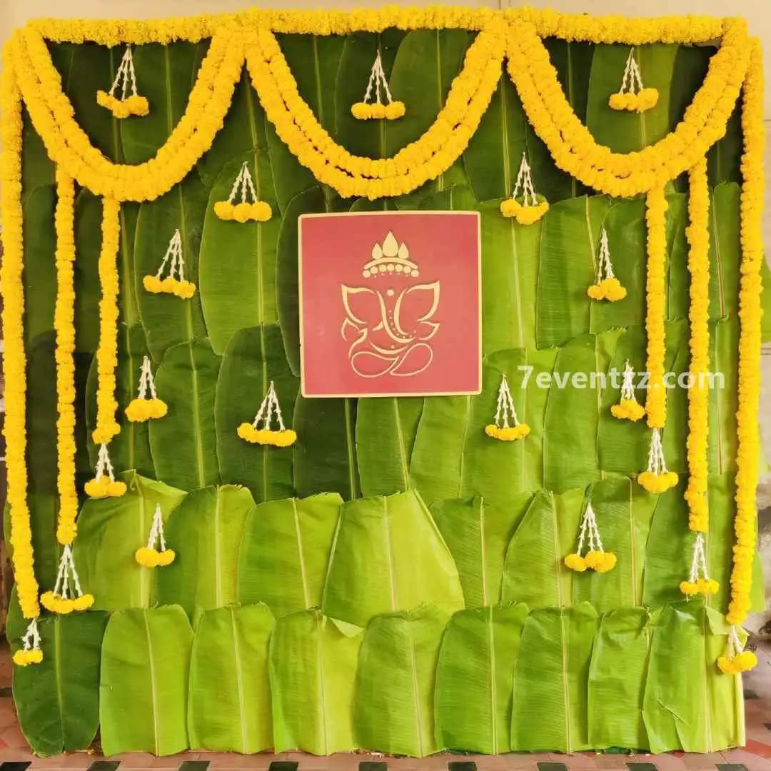 Traditional Banana Leaf Decor — 7eventzz decoration
