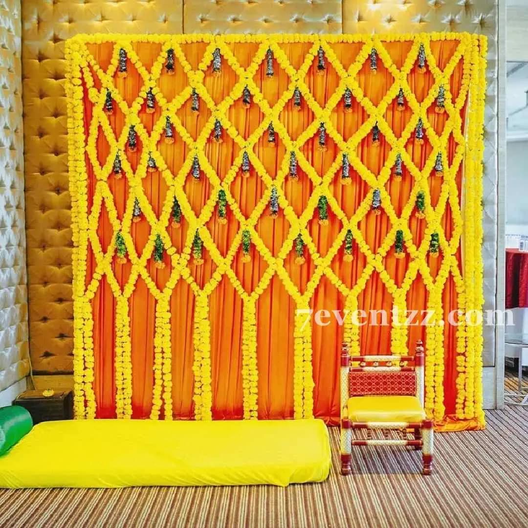 Marigold Flower Decor — 7eventzz decoration