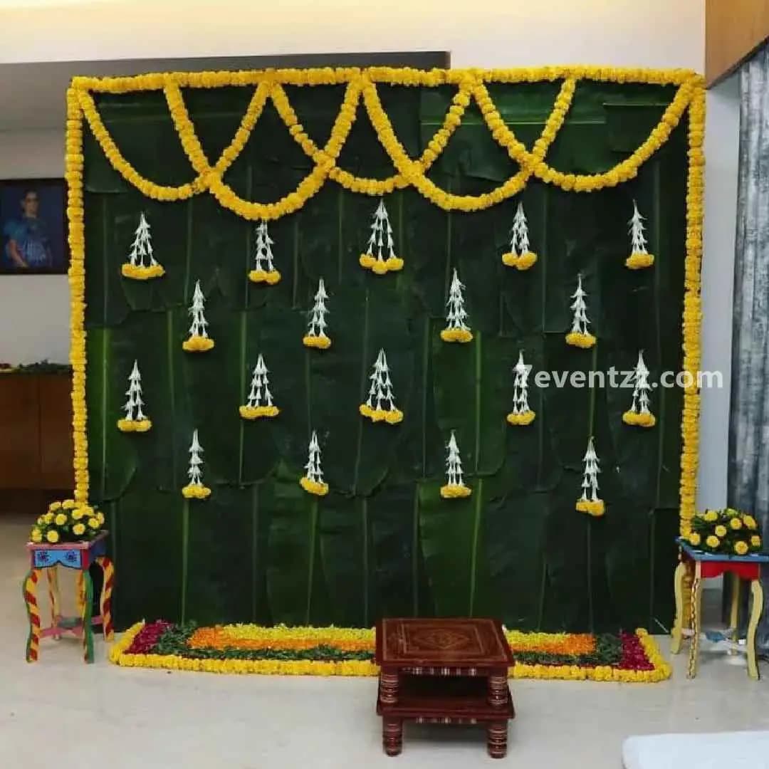 Wedding Banana Leaf Decor — 7eventzz decoration