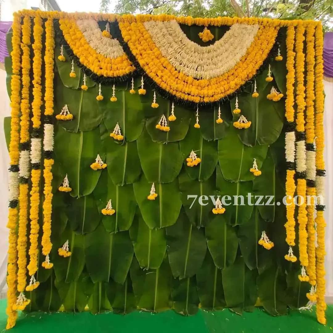 South Indian Haldi Decor — 7eventzz decoration