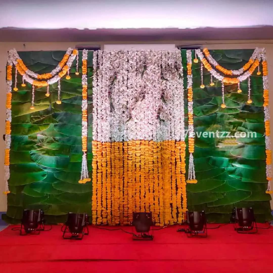 Banana Leaf Stage Decor — 7eventzz decoration