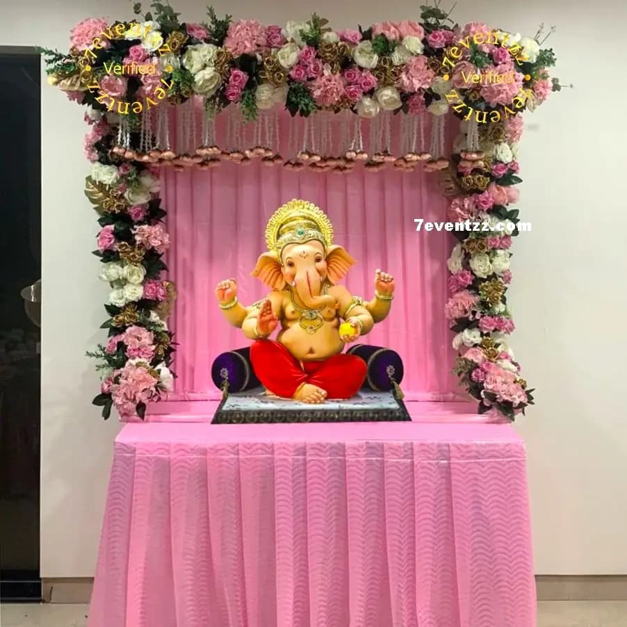 Ganesh Chaturthi Decoration for Office — 7eventzz decoration