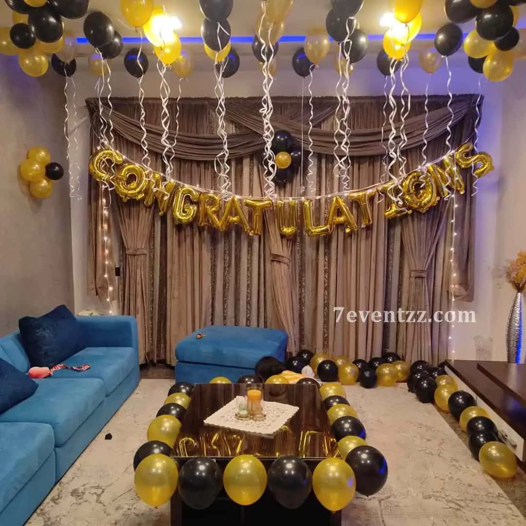 Congratulations Home Decoration — 7eventzz decoration
