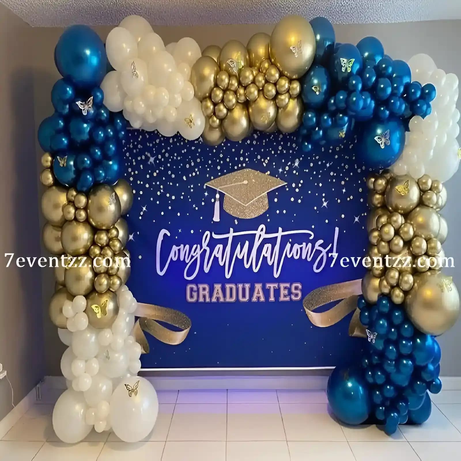 Customized Congratulations Backdrop — 7eventzz decoration