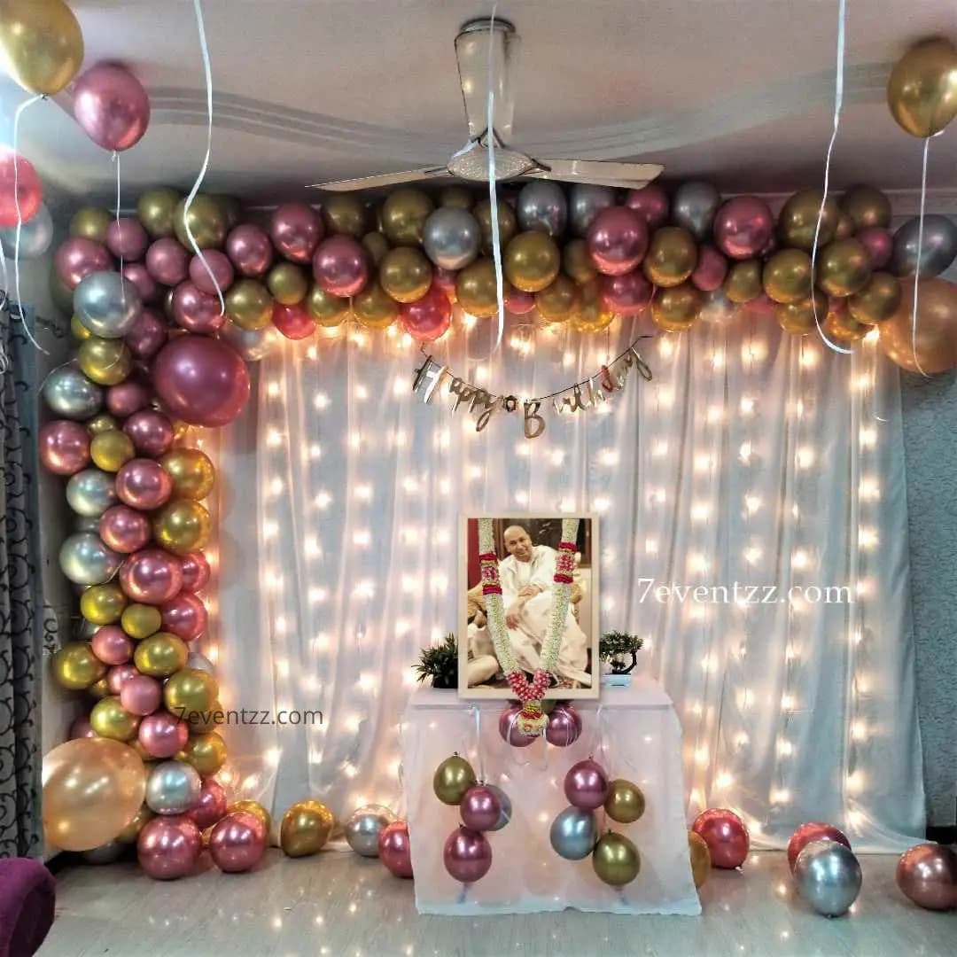 Happy Birthday Guruji Setup — 7eventzz decoration