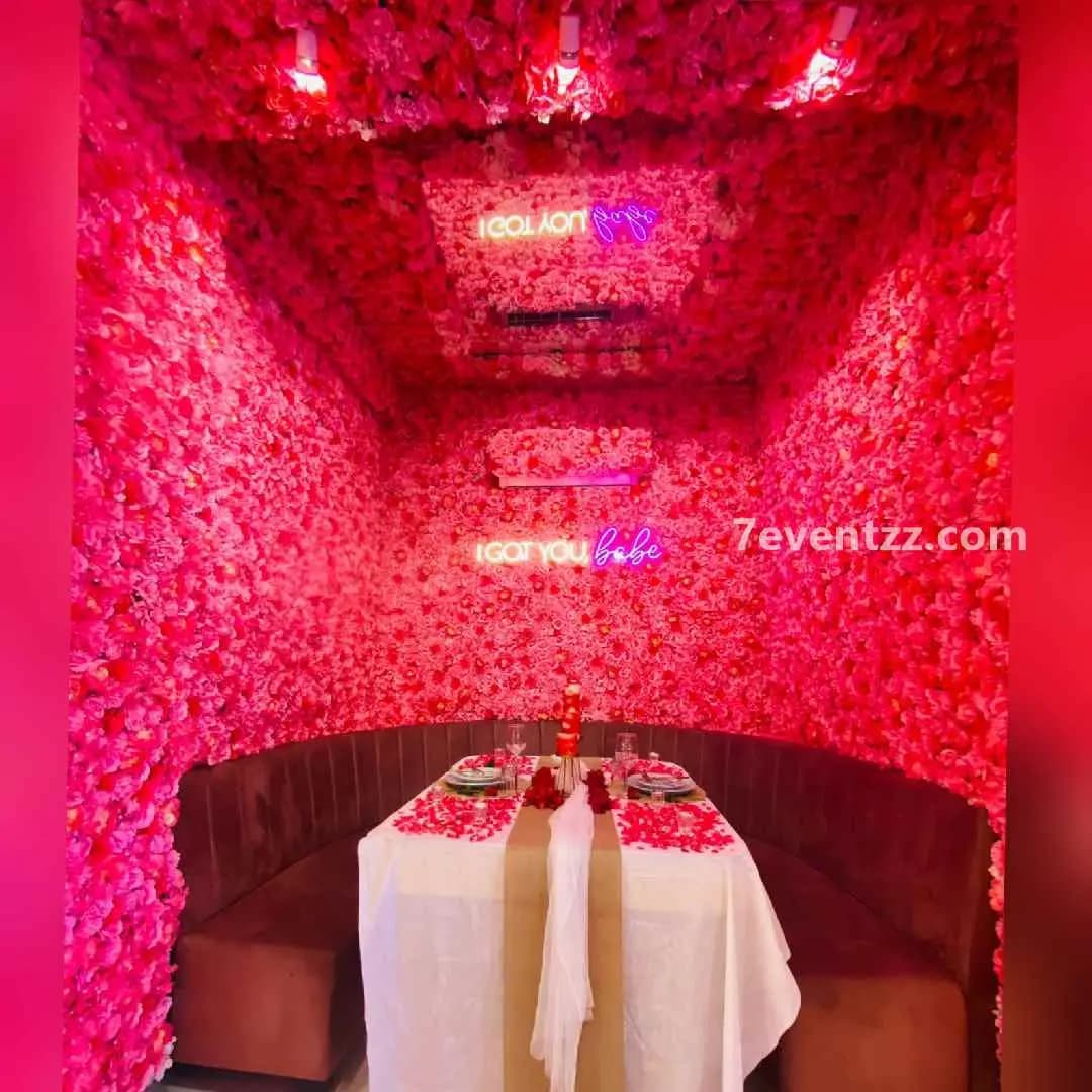 Floral Candle Light Dinner — 7eventzz decoration