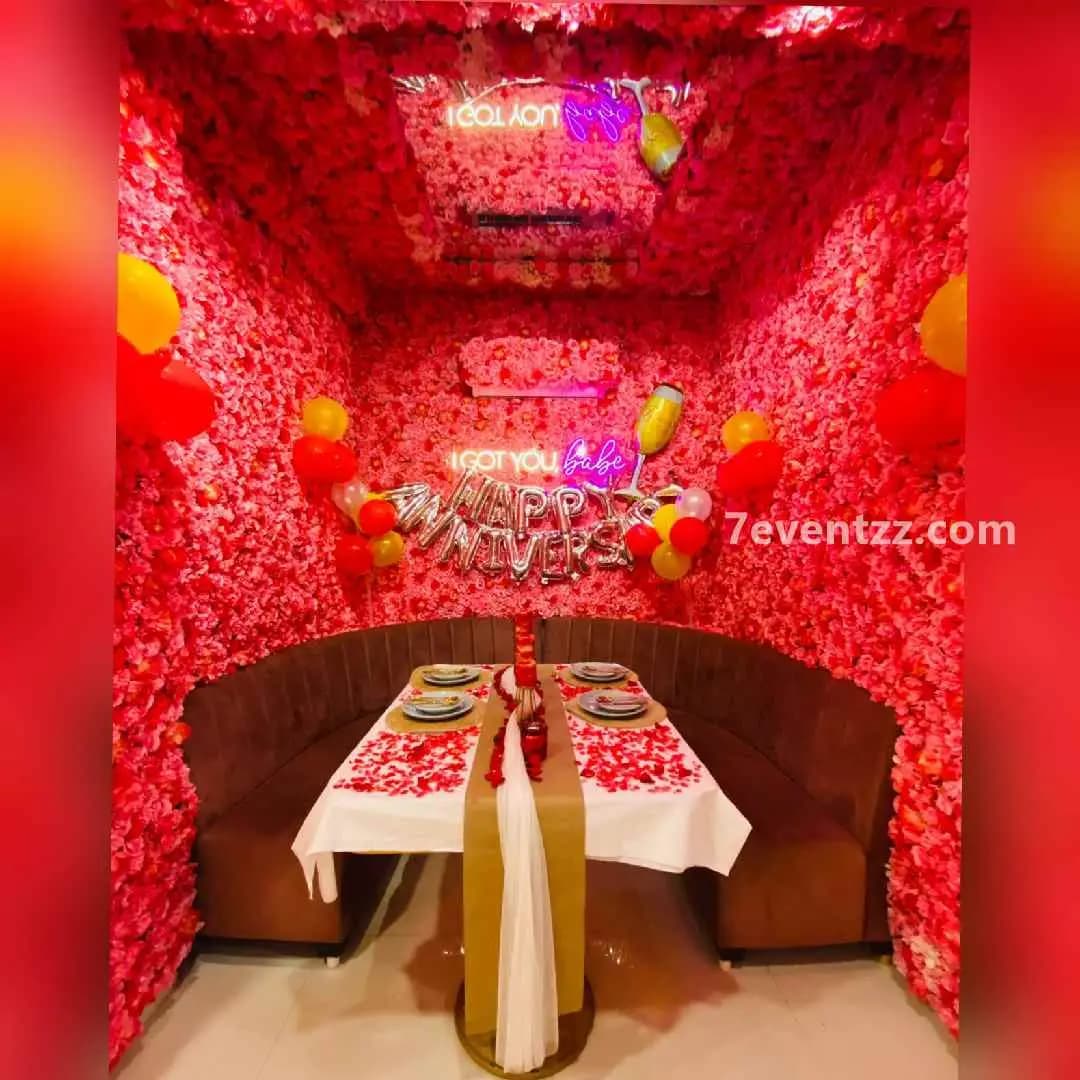 Romantic Candle Light Dinner — 7eventzz decoration