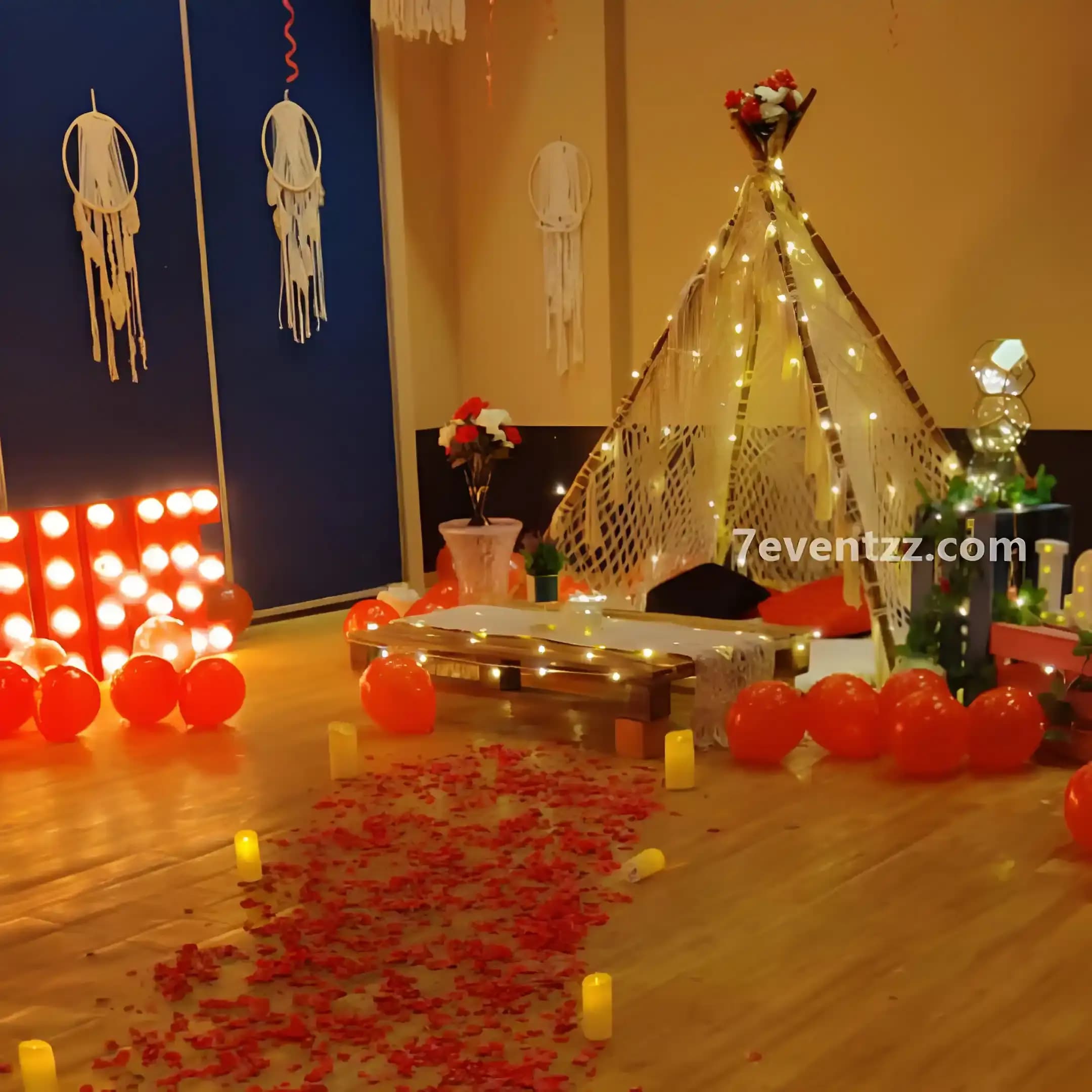 Proposal Candle Light Dinner — 7eventzz decoration