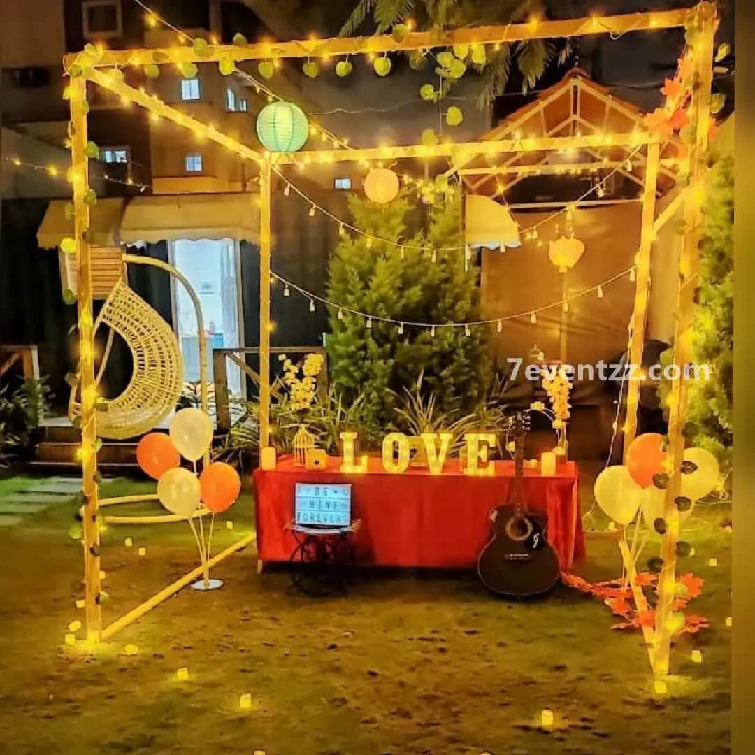 Cube Candle Light Dining — 7eventzz decoration