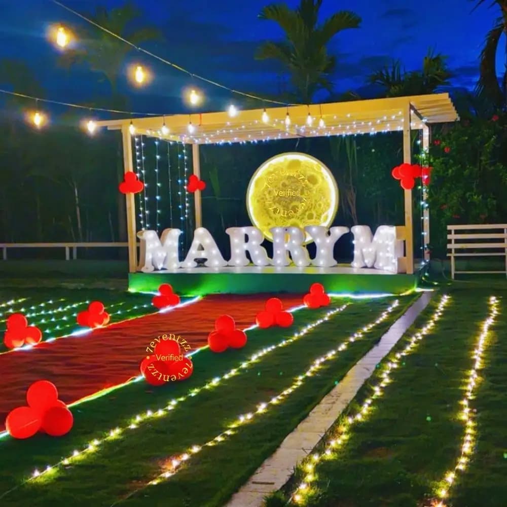 Under the Moon Proposal — 7eventzz decoration